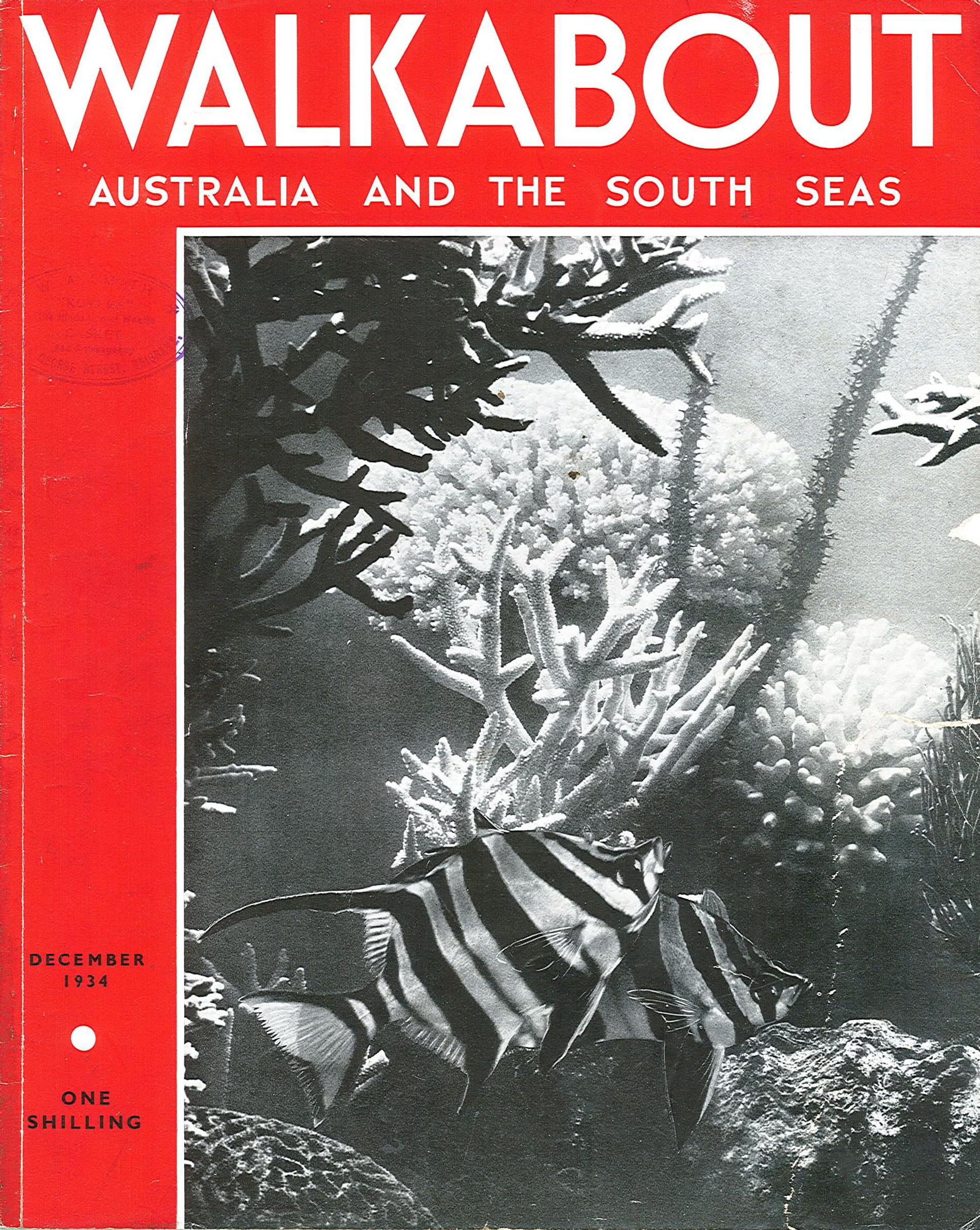 Walkabout cover, December 1934 Queensland Historical Atlas