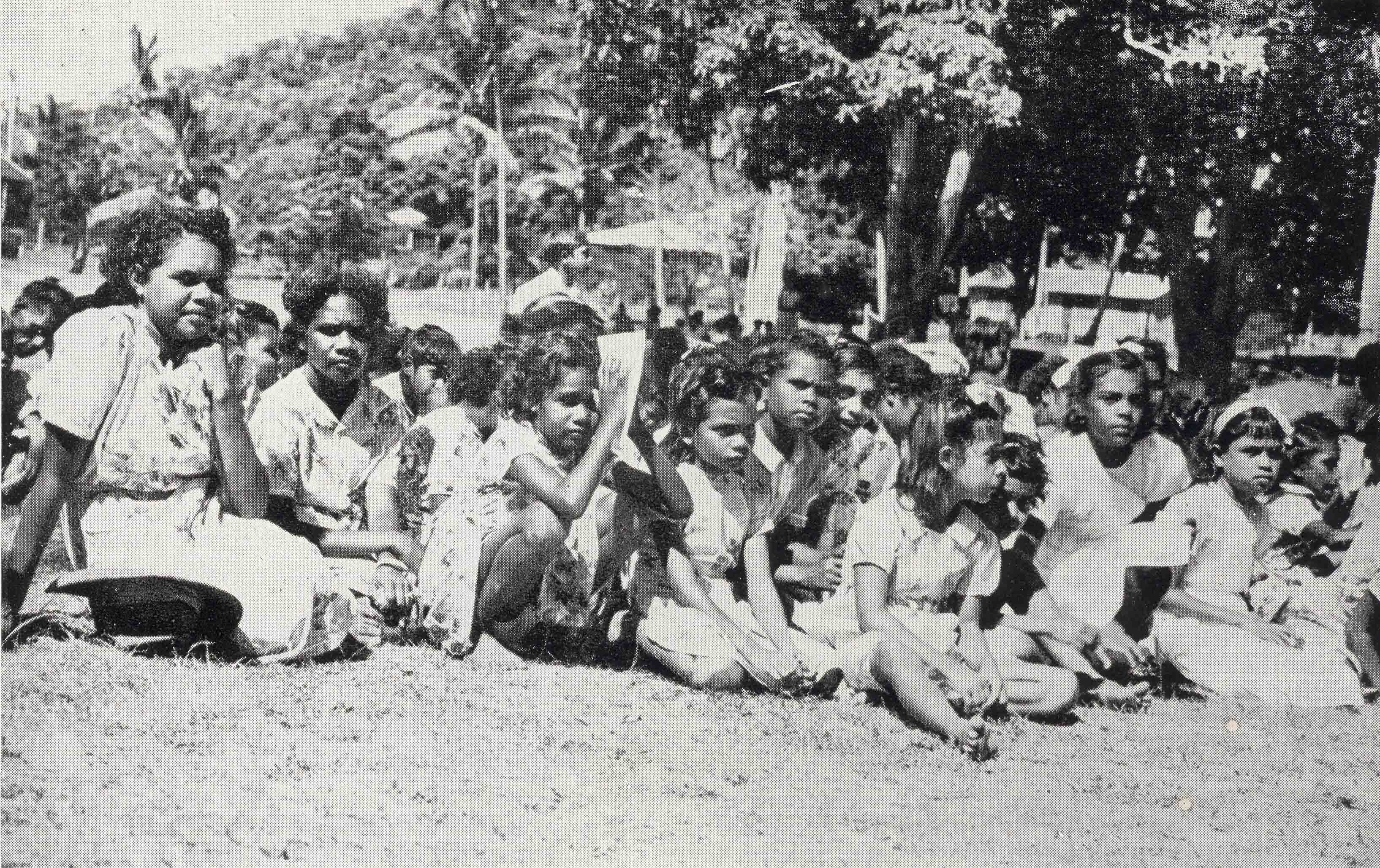 Girls from Yarrabah Aboriginal Reserve, Mulgrave Shire, 1954 ...