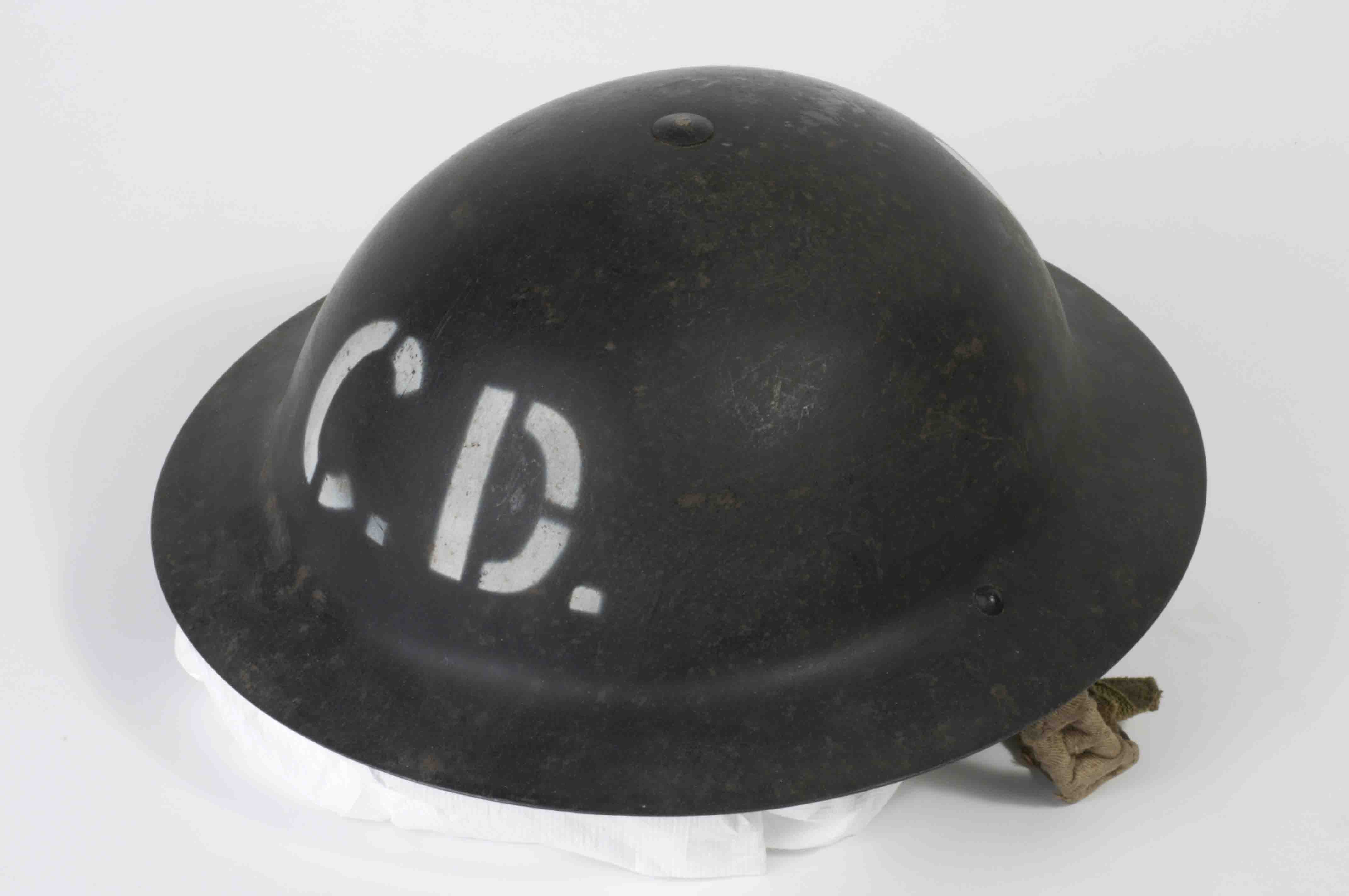 Civil Defence helmet World War II Queensland Historical Atlas