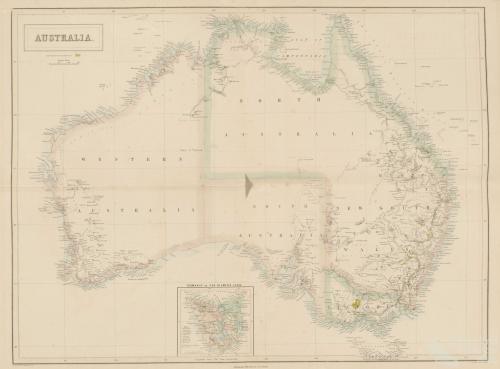 Gold regions Australia, 1850s