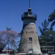 Convict-built windmill, erected in 1829, Wickham Terrace, Brisbane, 1971