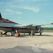 Ansett aircraft, Horn Island, 1976