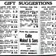 Advertisement Calile Malouf & Sons, 1933