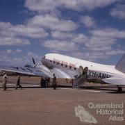 ANA aircraft, Rockhampton Airport, 1955