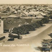 General view, Bundaberg, Wintergarden cinema in foreground, c1930