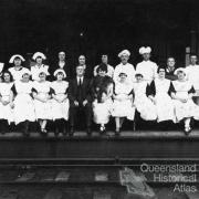 Refreshment room staff at Toowoomba