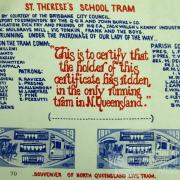 St Therese’s School Tram, 1970