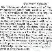 Unnatural offences, 1865