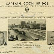 Walk on the Captain Cook Bridge, 1973