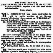 Tinnenburra land sales, 1864