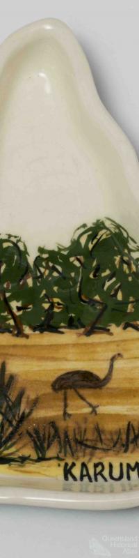 Karumba souvenir dish, 1950s