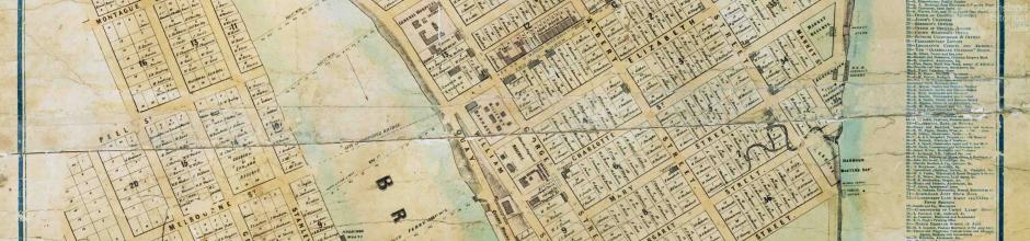 Ham’s Map of the City of Brisbane, 1863