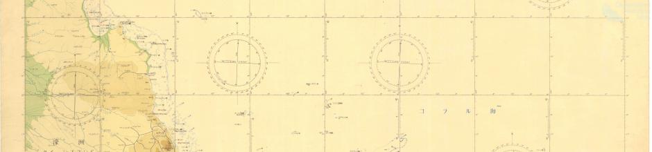 Japanese map of the Coral Sea, 1942