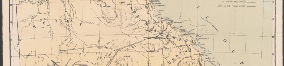 Cobb & Co routes, Queensland 1885