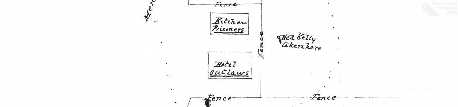 Positioning of Queensland Native Police, Glenrowan, 1880