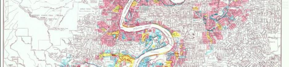 Map of Brisbane showing areas subject to flooding by Brisbane River, 1971