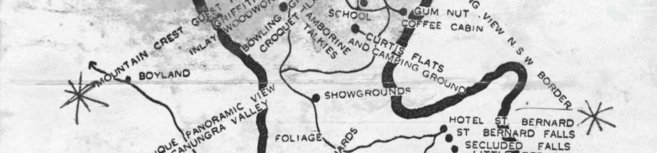 Map of Mount Tamborine, c1938