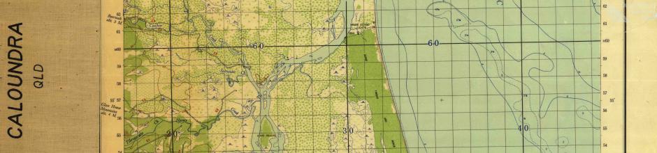 Caloundra military map, 1942