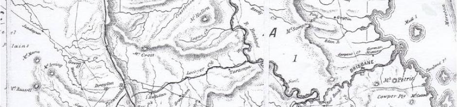 Leopold Landsberg’s map of Queensland, 1860