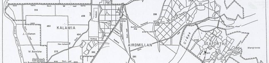 Airdmillan, Kalamia and Seaforth sugar plantations, c1888