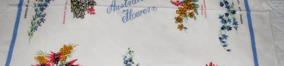 Australian flowers tablecloth