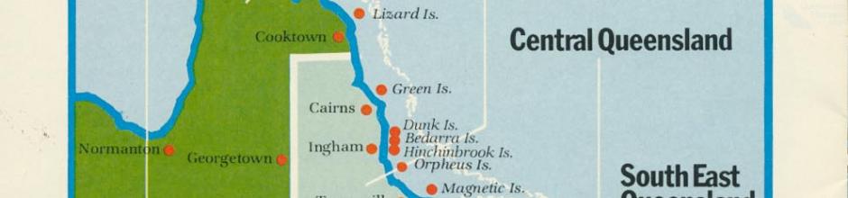 Queensland, tourism regions, c1990