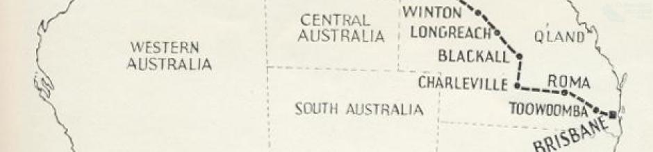 Brisbane - Darwin section of Australia - England Empire Air Route, Walkabout, November 1935