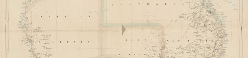 Gold regions Australia, 1850s
