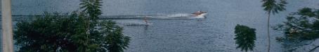 Water skiing on Lake Barrine, 1958