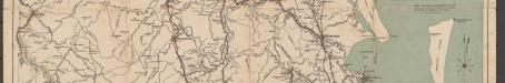 Craigie's road map 100 miles round Brisbane, 1914