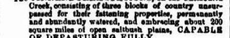 Tinnenburra land sales, 1864