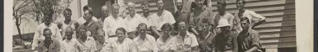 Scientific expedition members, Low Isles, 1928-29